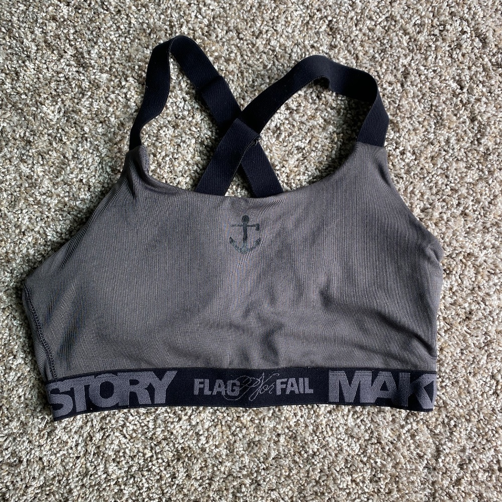 Flag Nor Fail Adjustable Sports Bra